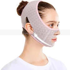 Reusable Anti Wrinkle V Shape Full Face lift Breathable Bandage Sleeping Mask