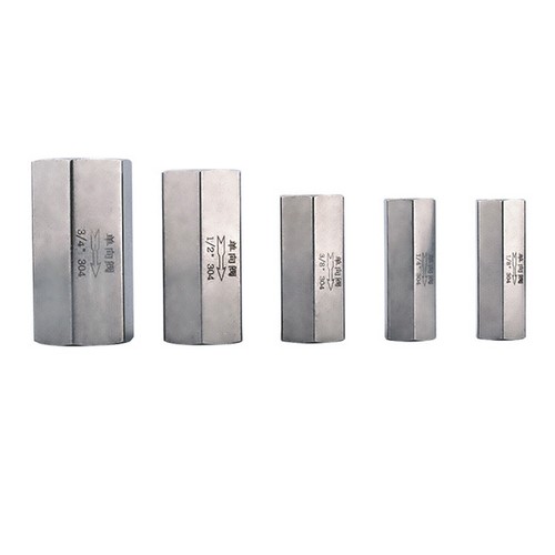 Metall Innen Draht Rückschlagventil 1/8" 1/4" 3/8" 1/2" 3/4" 1" Zoll Einweg Rückschlagventil - Bild 3 von 7
