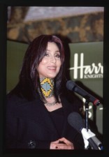 Cher Harrods London 1990's Event Exotic Choker Necklace Original Transparency