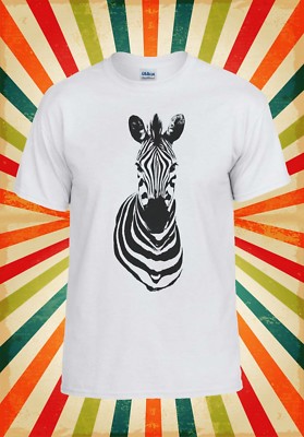 Zebra Tier Muster Neuheit lustig Männer Frauen Trägershirt Tank Top Unisex T-Shirt 1054