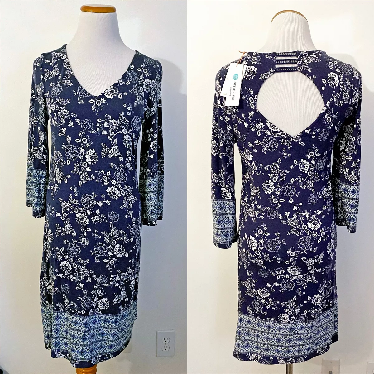 Skies are blue wren knit best sale dress