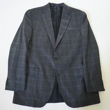 Cremieux Collection 42L Loro Piana Deanwood Flannel Blazer Jacket Sport Coat