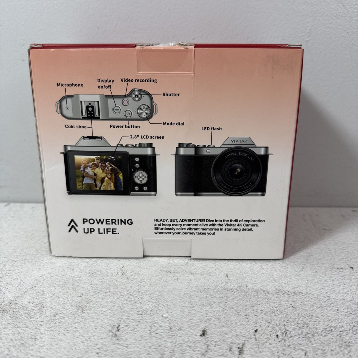 Vivitar 4K Ultra HD Hybrid Digital Camera With 60X Enhanced