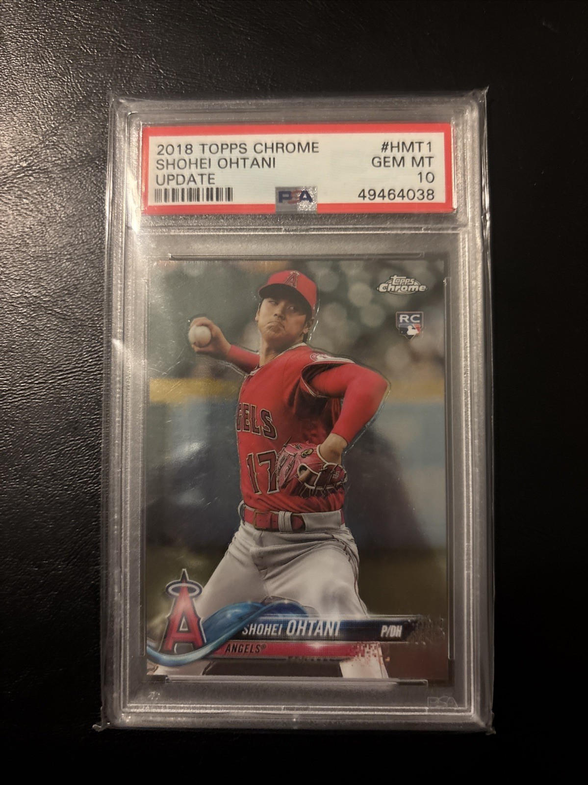 2018 Topps Chrome Update - Shohei Ohtani #HMT1 (RC) PSA 10