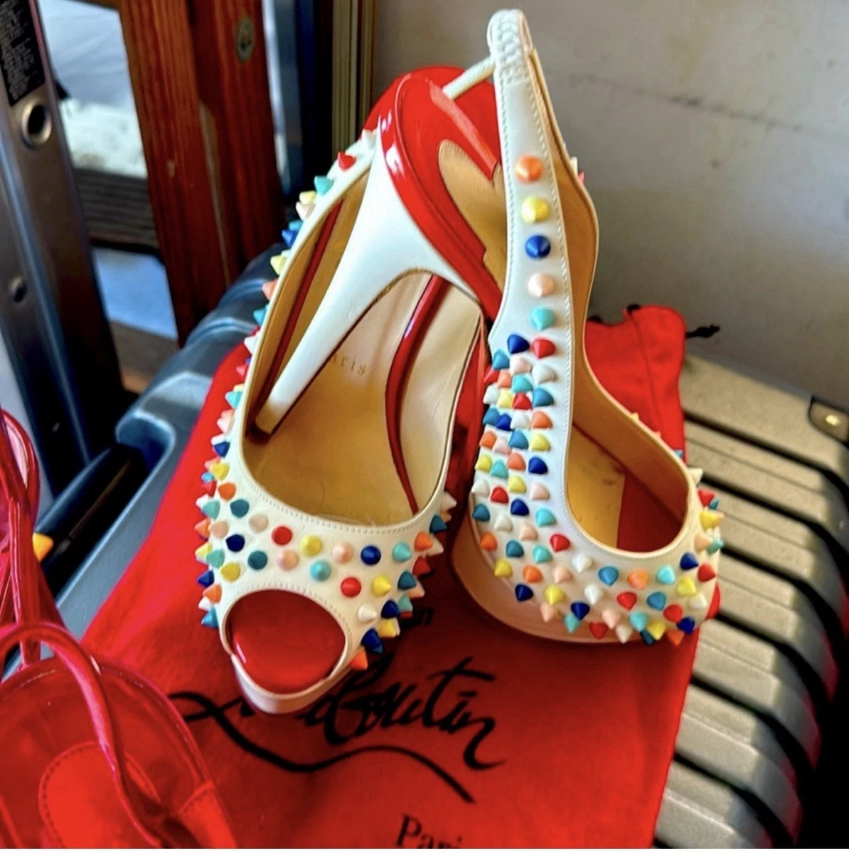 Christian Louboutin Spikes Heels for Women for sale - eBay