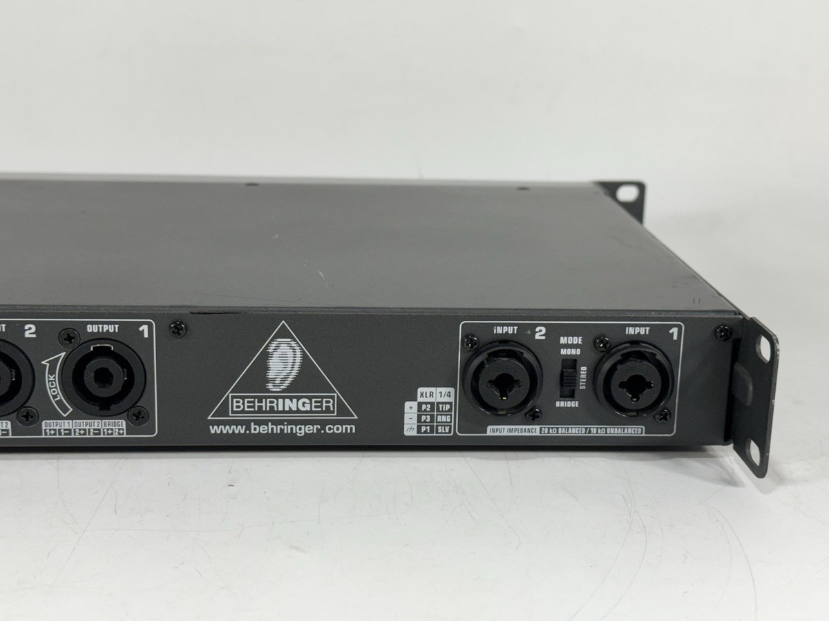 Behringer EuroPower EPQ450 Stereo Power Amplifier ~ 130WPC @ 8
