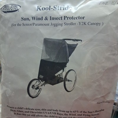 Kool-Stride Sun/Wind/Insect Protector for Y2K Canopy  Jogging Strollers