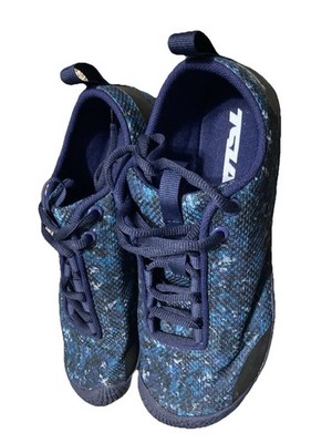 Bare Trek Minimalist Barefoot Shoes Blue Speckled Lightweight Comfort Sneakers