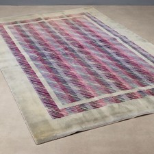 Tappeto Vintage Design Missoni T&J Vestor Lana Meccanico 240 x 150 cm Originale