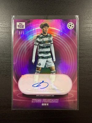 Kyogo Furuhashi 2/5 Autogramm - Topps Showtime - Celtic FC - Chase