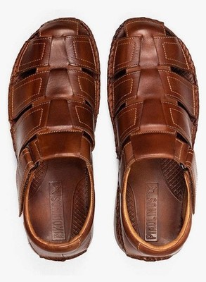 PIKOLINOS Tarifa Sandal Prem Calfskin Leather Cushion Insole Hook & Loop Closure