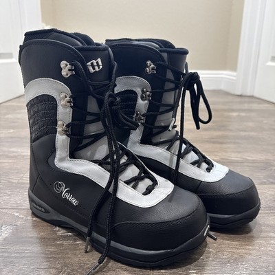 Morrow Snowboard Boots Black Gray Lace-up Women