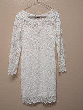 New ambiance White Lace Dress, Medium