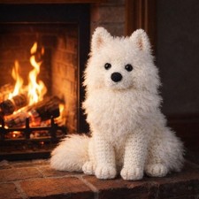 Amigurumi Dog Crochet Pattern, Handmade Puppy Toy