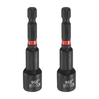 "2X Stecknuss 11/32\" 1/4\" Sechskant 2.56\" Magnet"