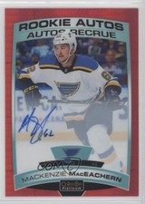 2019-20 O-Pee-Chee Platinum Red Prism 36/50 Mackenzie MacEachern #R-MM Auto g0p