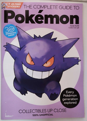 The Complete Guide to Pokemon 30th anniversary Edition Gengar Cover 4 of 4