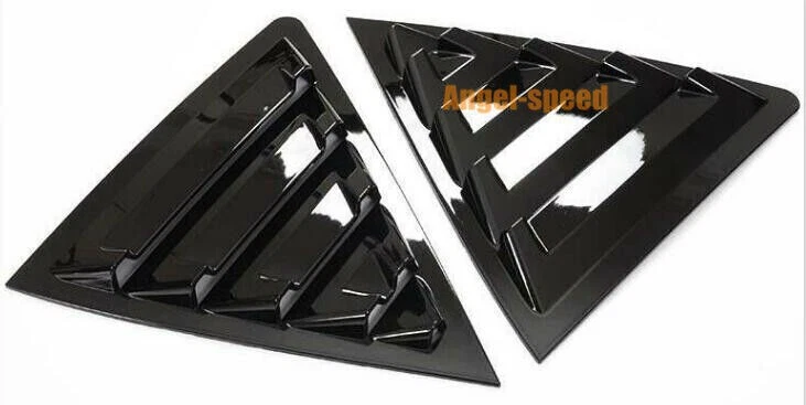 2016-2018 para Toyot@a Corolla sedán negro brillante ventilación ventana persiana moldura Foto 3 de 4