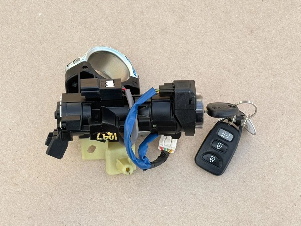 Interruptor de encendido Hyundai Elantra 2011-2016 cilindro de bloqueo con llave OEM Foto 3 de 4