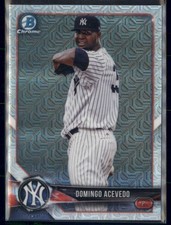 2018 Bowman Chrome Prospects Mojo Refractor #BCP32 Domingo Acevedo