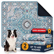 Washable Pee Pads for Dogs 2 Pack, Puppy Pads with Pheromones, 2026 Upgraded ...