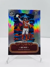 2024 Panini Donruss Optic Bo Nix Denver Broncos Uptown #3 Rookie (CLEAN) 🔥📈