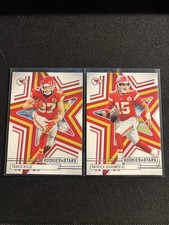 Panini Rookies & Stars 2025 Kelce Mahomes II 2 Card Lot Kansas City Chiefs