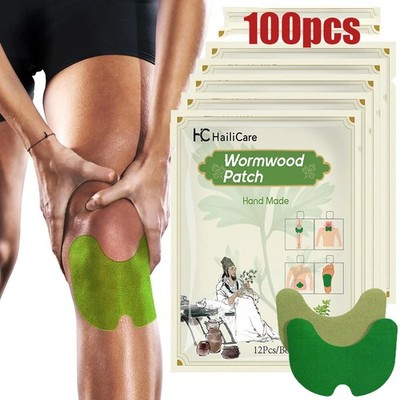 100PCS Well knee Pain Relief Patches Herbal Plaster Joint Ache Knee Pain Relief