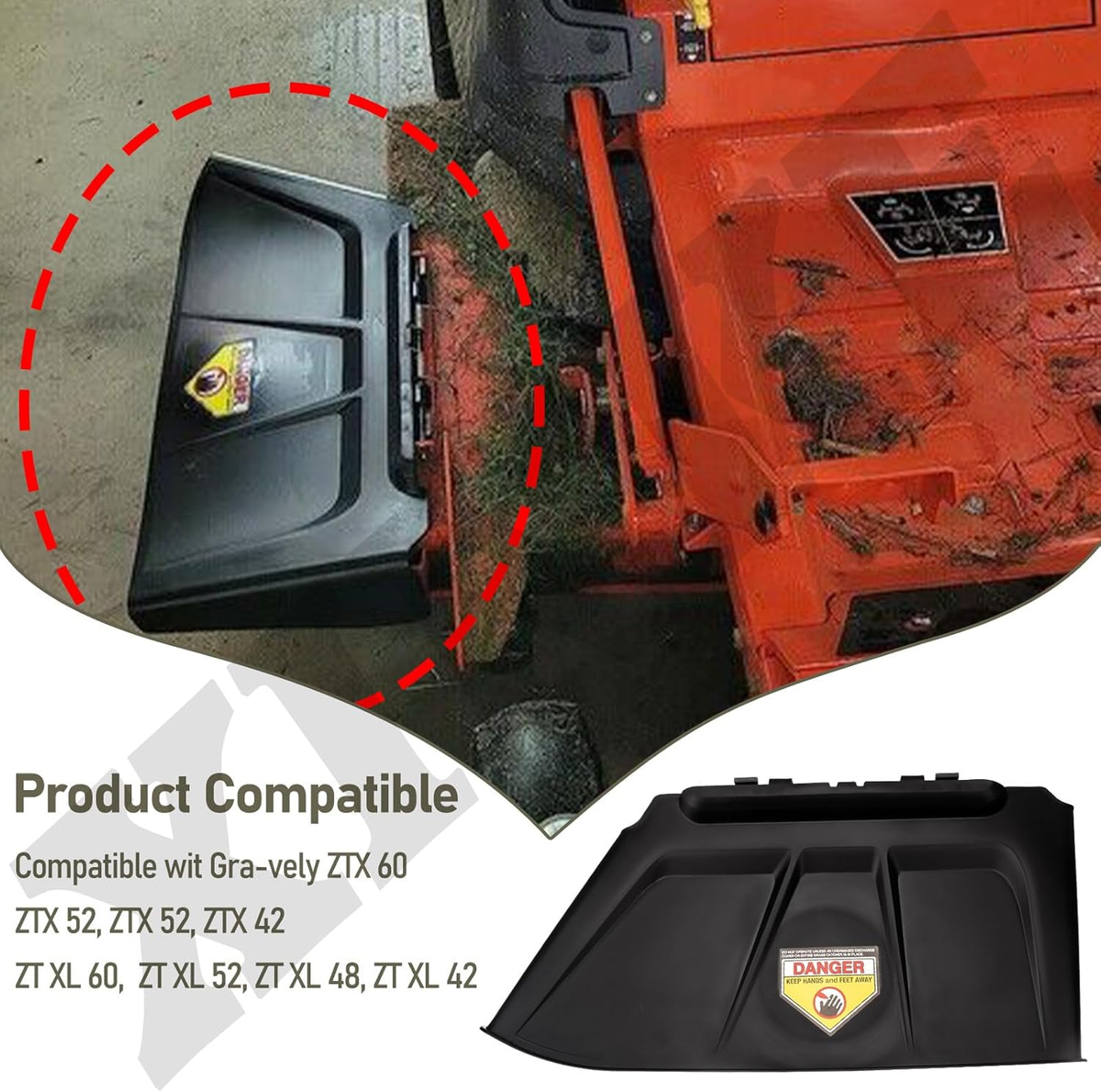 04795000 Side Discharge Chute Compatible with Ari-Ens & Gravely