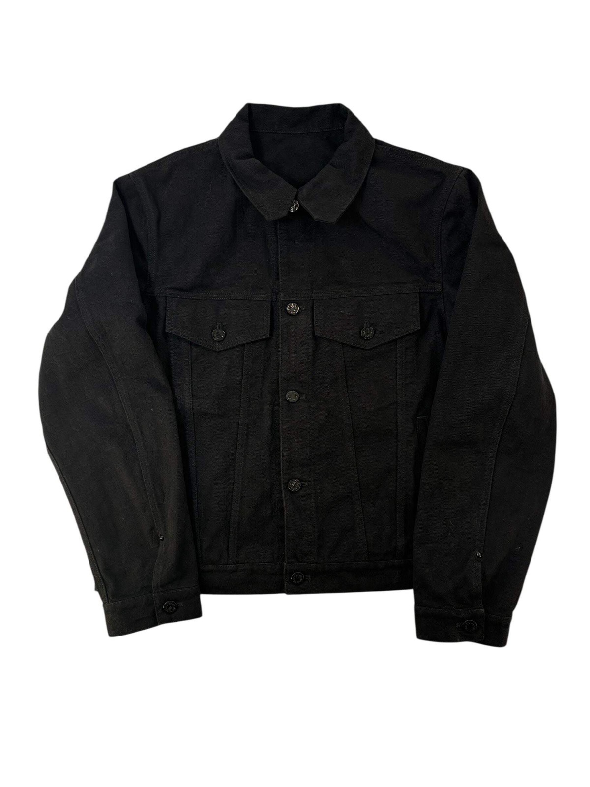 Louis Vuitton Black Monogram Denim Jacket - Lightly Worn