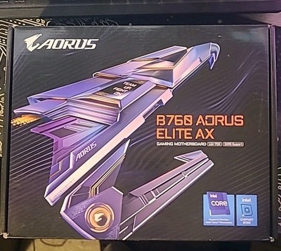 Gigabyte B760 AORUS Elite AX LGA 1700 Intel Motherboard, ATX, DDR5, Triple M.2