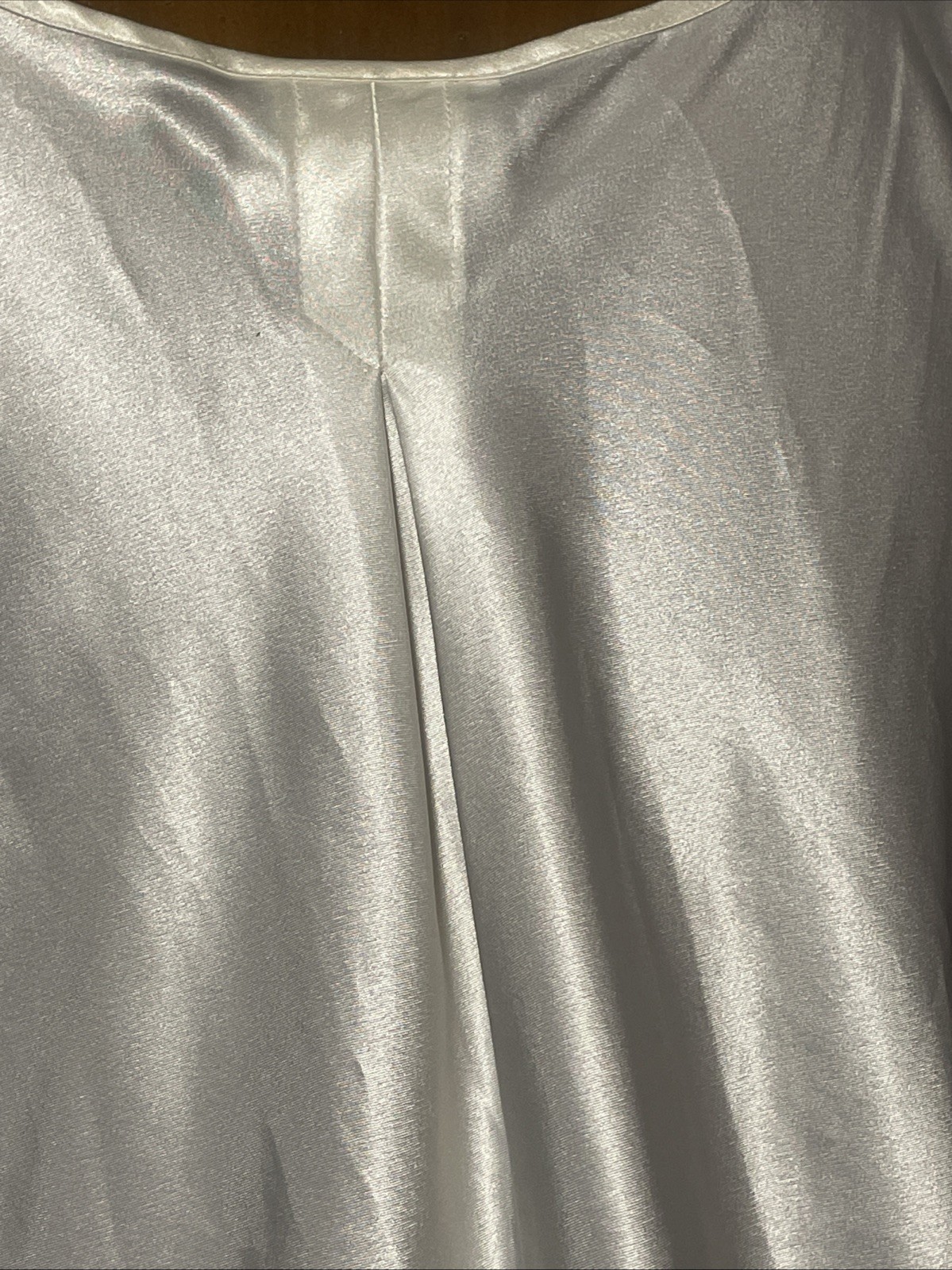 Intimidate Essentials White Silky Sleeveless Nigh… - image 7