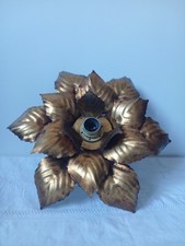 Plafonnier/applique fleur Masca dorée