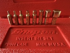 Snap On Genuine Hex Allen Screwdriver Bit Set 8 Piece 2mm-10mm New