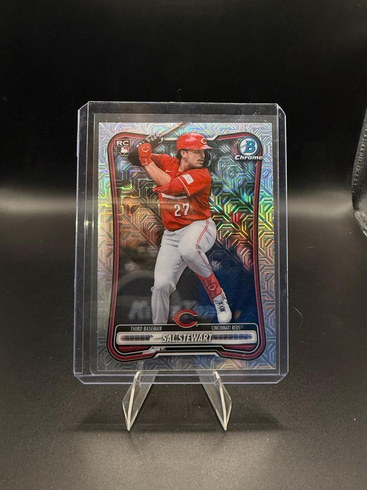 2026 Bowman Chrome #48 Sal Stewart Mojo Refractor