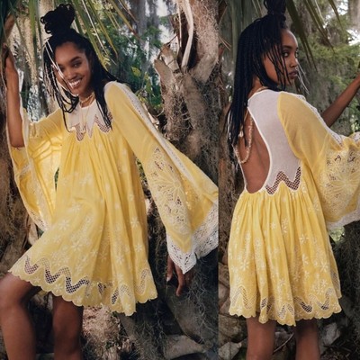 NEW Free People X House of AAMA Dress Medium
