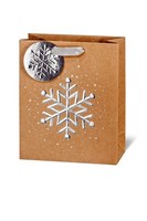 Tasche Weihnachten Im Buch-Format A5 - Let It Snow