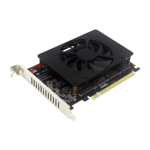 High-performance 4-Disk Soft RAID Adapter Card PCIE 3.0/4.0 4*32Gbps NVME M.2 - Afbeelding 4 van 13