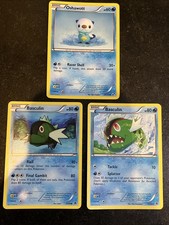 Pokémon 2011 Basculin 24 & 25/98 Oshawott 28/114 3 Card Bundle Mint Condition