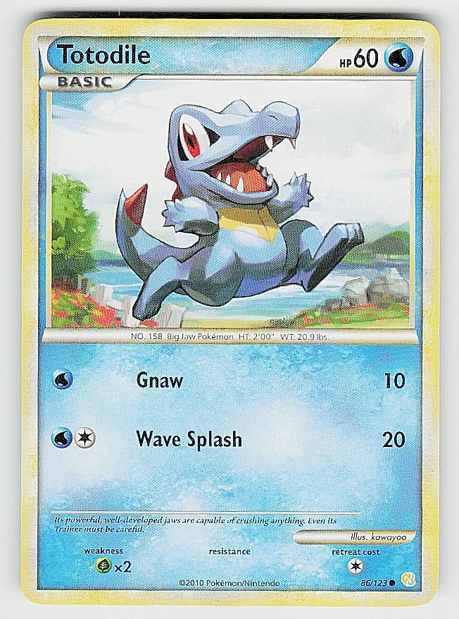 HeartGold SoulSilver #86/123 Totodile