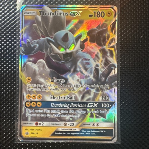 Thundurus GX - SM133 SUN & MOON PROMO Promo HOLO LIGHTLY PLAYED