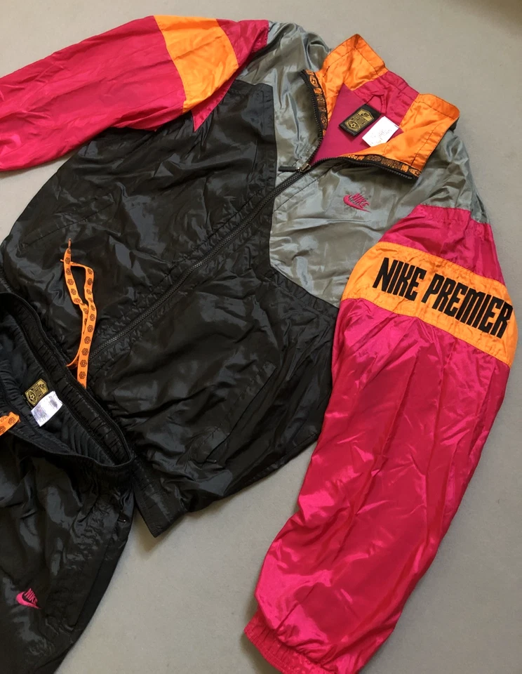 Chándal y pantalón cortavientos Nike PREMIER vintage de los años 90 para hombre talla (L) Foto 3 de 4