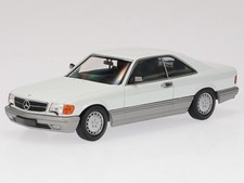 Mercedes C126 560 SEC 1986 white diecast modelcar 940035120 Maxichamps 1:43