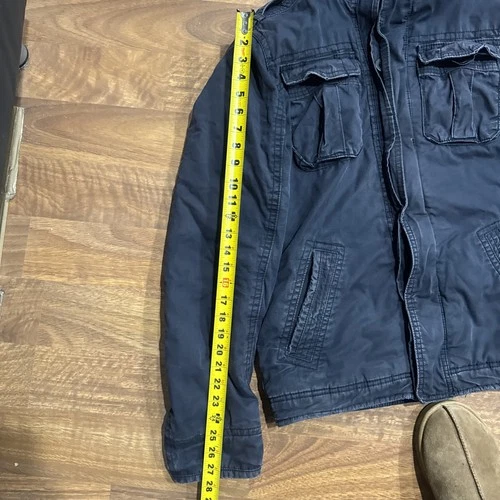 Vintage Heavyweight Abercrombie & Fitch Navy Jacket - Adirondack-like-Style image 8