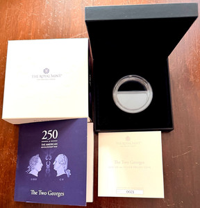 2026 GB ROYAL MINT AMERICA 250 THE TWO GEORGES BOX CAPSULE BOOKLET COA - NO COIN