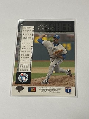 1994 Upper Deck Silver Back #89 Dave Stewart **035135