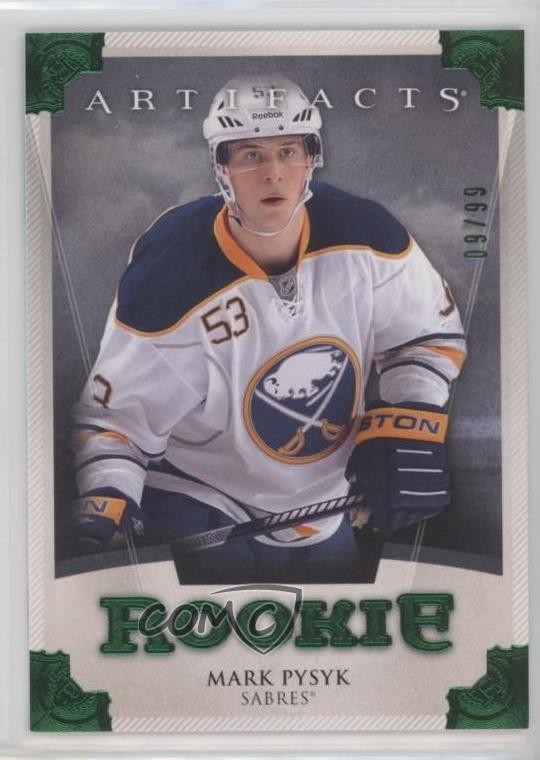 2013-14 Upper Deck Artifacts Rookies Emerald 9/99 Mark Pysyk #177 Rookie RC 6eg