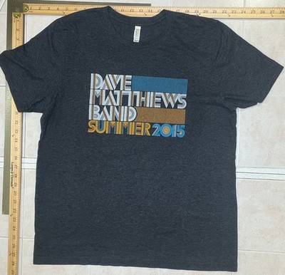 Dave Mathews Band DMB Summer 2015 U.S. Tour Tshirt Men's XL