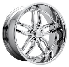 18 Us Mag 1pc U127 Cten 18x9.5 5x5 Chrome Plated Wheel 1mm Rim For Jeep