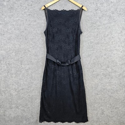 isaac mizrahi black lace dress Isaac Mizrahi Live! Women Special Edition Lace Sheath Dress 8 Black A297952